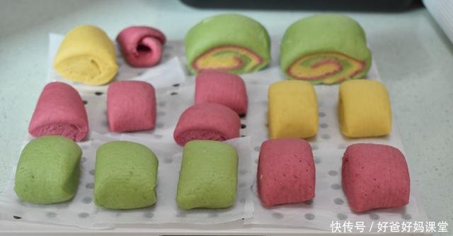 营养:做馒头加点儿料,好看又好吃,香软又营养,孩子们特喜欢抢着吃!