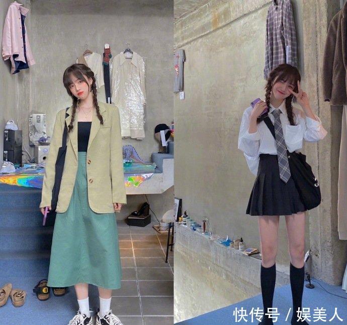  分享@18套减龄少女感穿搭分享，满满的少女感