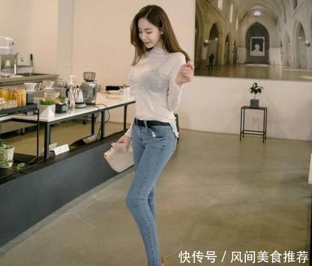 舒适■时髦个性的牛仔裤美女,优雅迷人有气质!