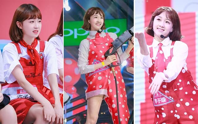 李子璇清爽造型现身机场，没想到开启了101美少女的初恋裤新潮流