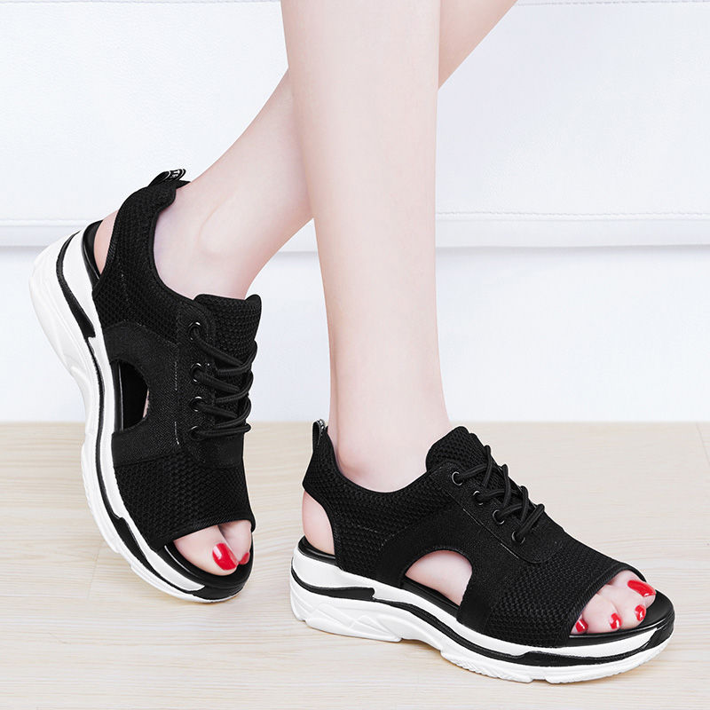 不会穿高跟鞋?这8款“厚底运动凉鞋”,舒适又显高,出门不累脚