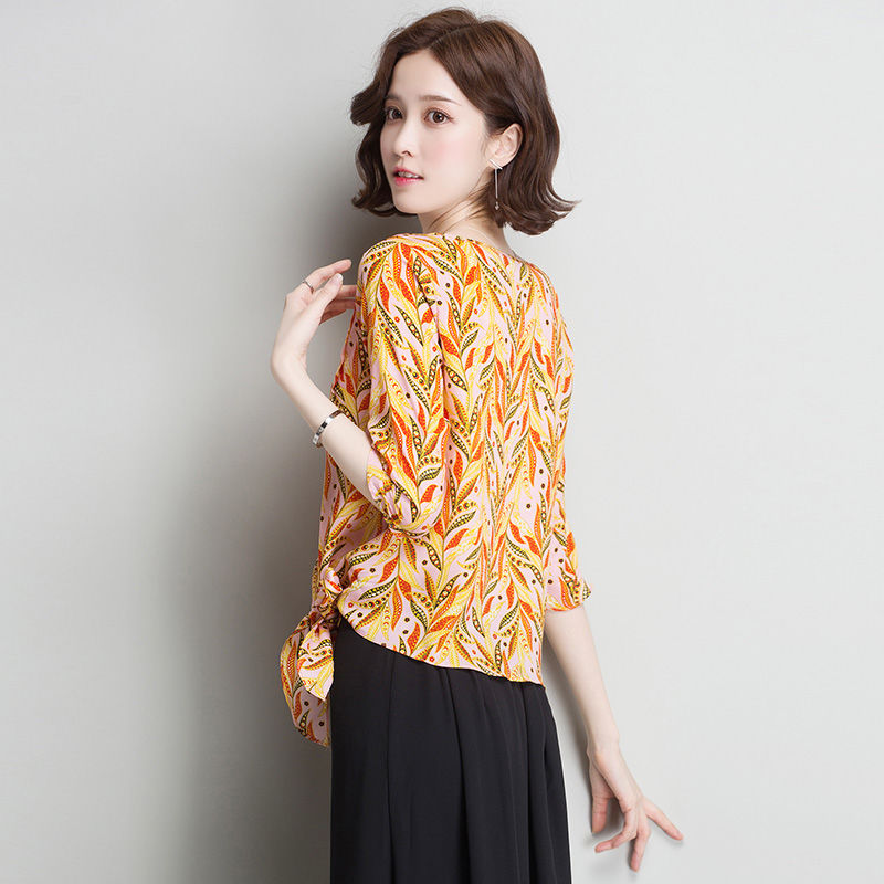 哇塞，好羡慕现在的姑娘，有这么舒适的雪纺衫，足够穿一夏了