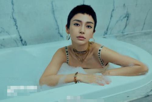 都说换个发型换张脸，可杨颖换个发型，竟让黄晓明都不想认识！