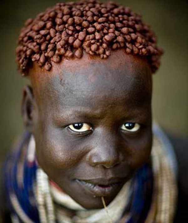 非洲人的发型真是千奇百怪