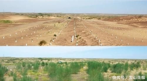 #平方公里#库布其、毛乌素沙漠都消灭了，塔克拉玛干沙漠也能消