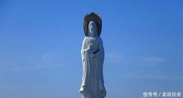 这座观音雕像花费8亿，建造6年才全部完成，飞机看到都要绕道