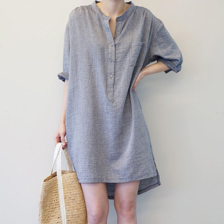 快到中秋，送了婆婆一件棉麻小衫，保暖又好看，穿上不像50岁