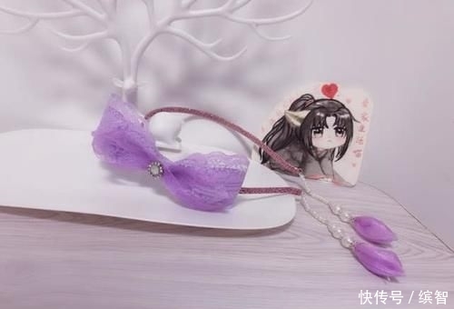 蝴蝶结@小公主蕾丝蝴蝶结发箍自己做,比买的还漂亮