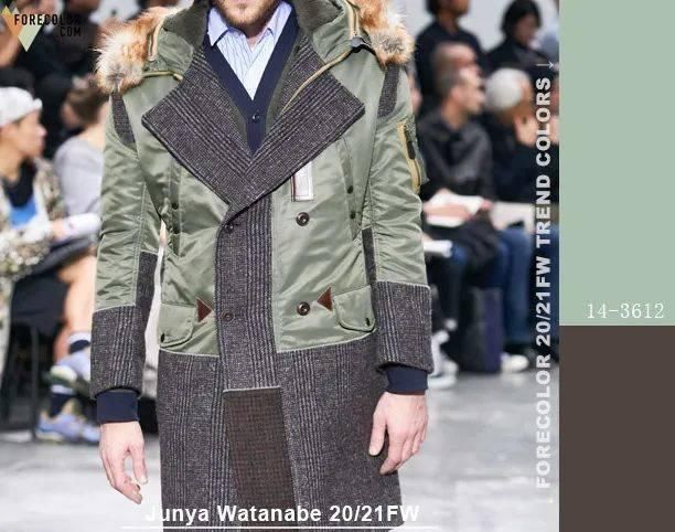  [绿色]20/21秋冬男装周关键色及精彩配色