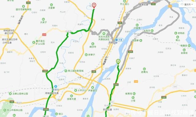  【打车】重庆两地只差一个字，直线距离仅10来公里，打车却需要
