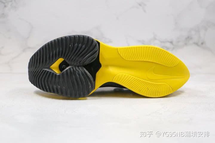  马拉松|耐克Alphafly NEXT%「破2」马拉松厚底跑步鞋黑黄色