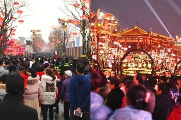 最美西安年:路边的手机无人拾遗,50万人踩过的地面纤尘不染