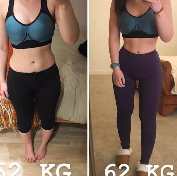 28-同是100斤，练瑜伽和不练瑜伽，身材差别有多大