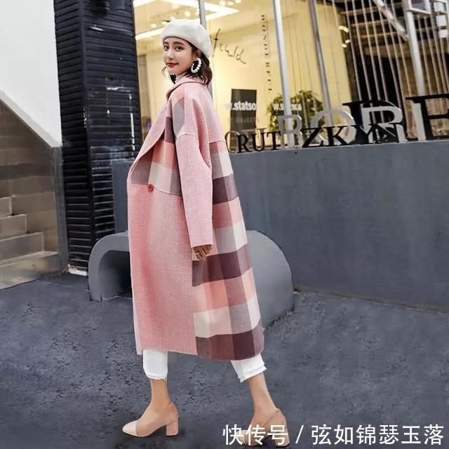  『大衣』最后说一次穿大衣不要配平底鞋，土瞧下图这样穿，超嫩美