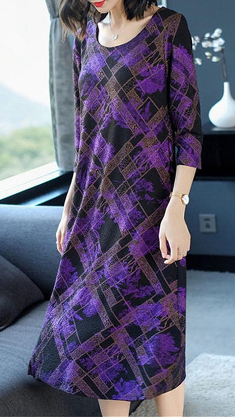 胖女士别再说买不到合适的衣服,新上市的大码连衣裙,显瘦又减龄