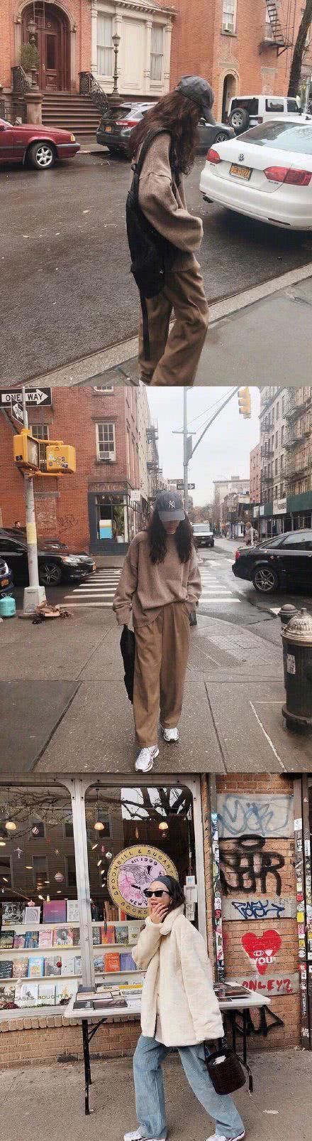  束脚设计：梨形身材女孩福音！韩国博主在线示范，教你阔腿裤打造时尚韩风