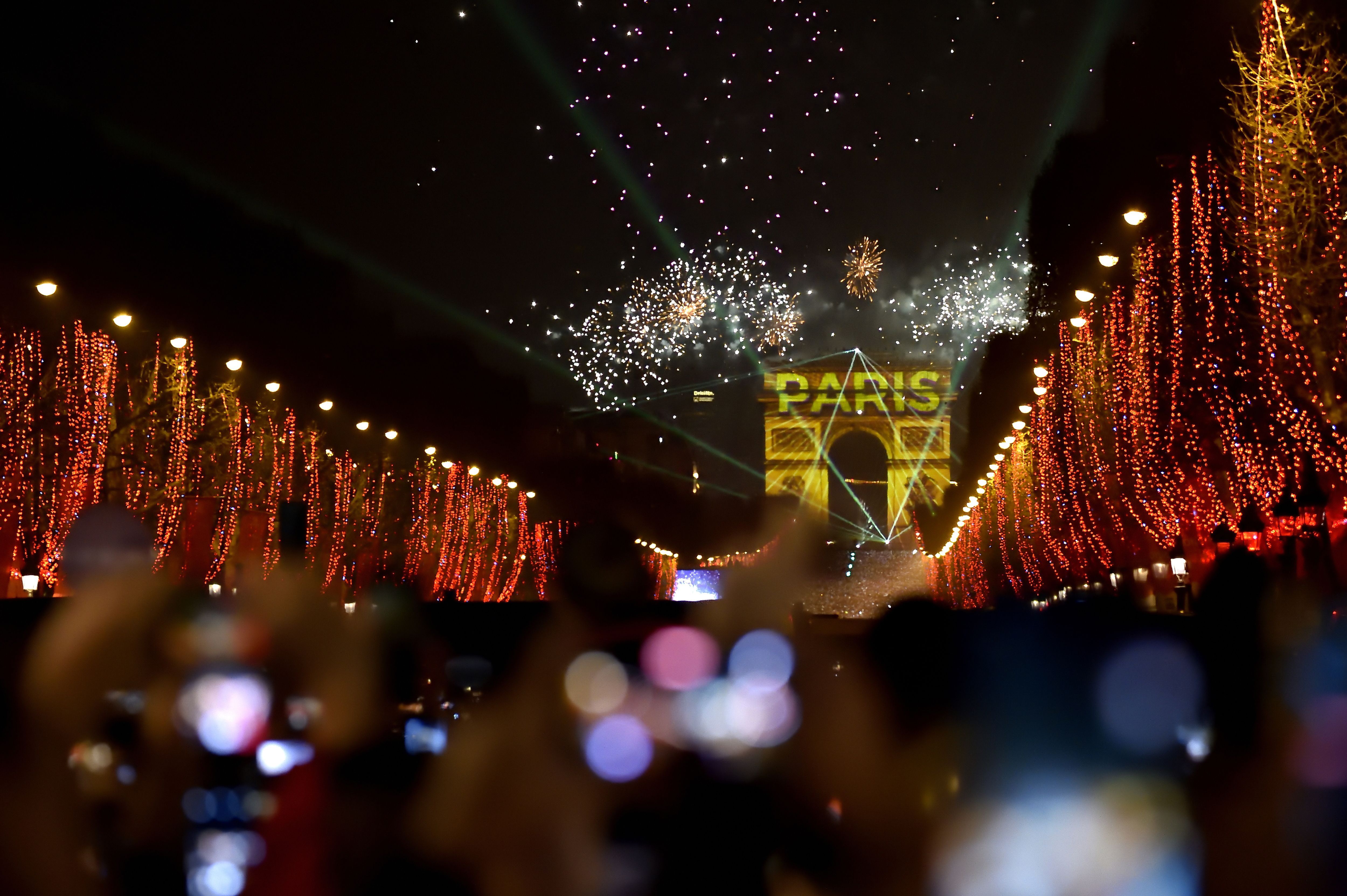 新年的第一个烟花