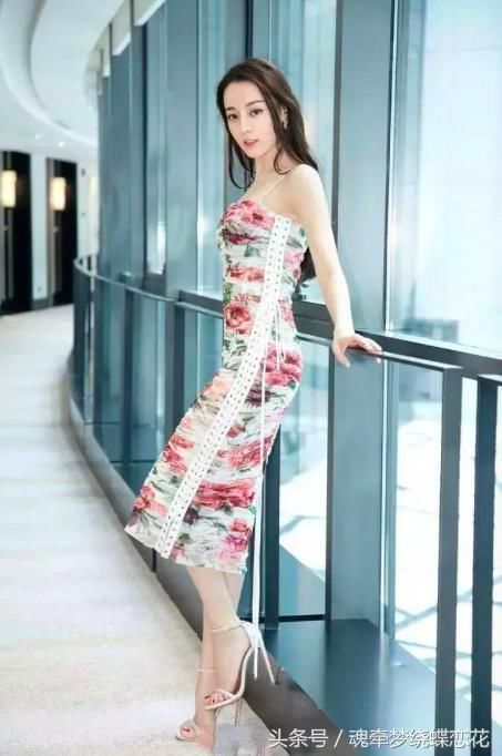 迪丽热巴扮花仙子，美得惊艳！