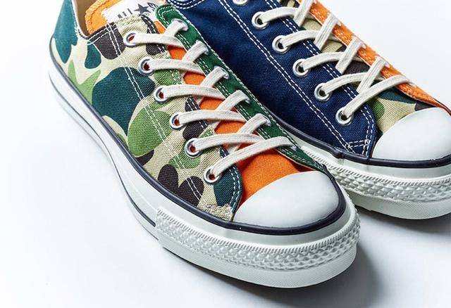 炸街迷彩拼接！Converse 联手日本潮店重塑经典鞋型