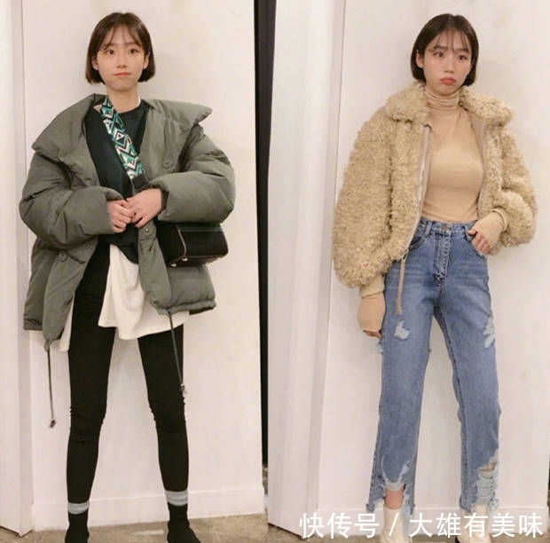 #冬天#短发小姐姐冬天穿搭日常,舒适又简洁,好看的“不像话”