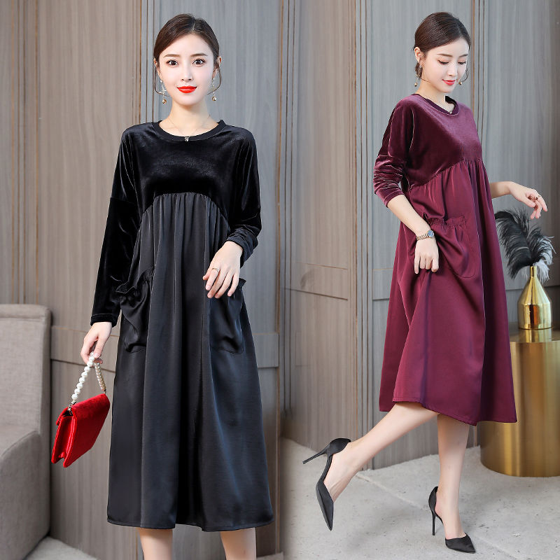 太美了，136斤老婆真会穿搭，连衣裙+风衣显瘦显气质，美极了