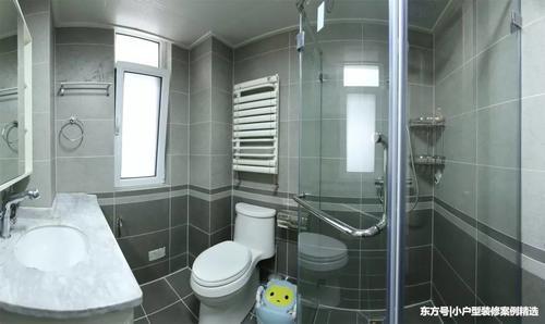 套内69平的简约风小户型,电视背景墙做半墙隔断真好看