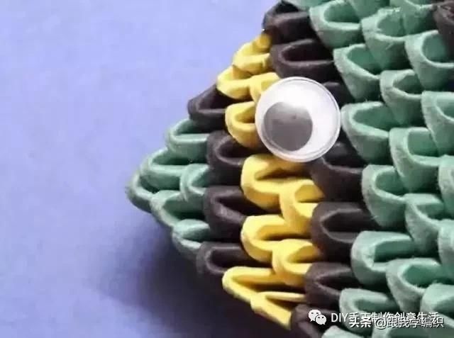  『蓝色』简单的折个三角，组合成百变造型