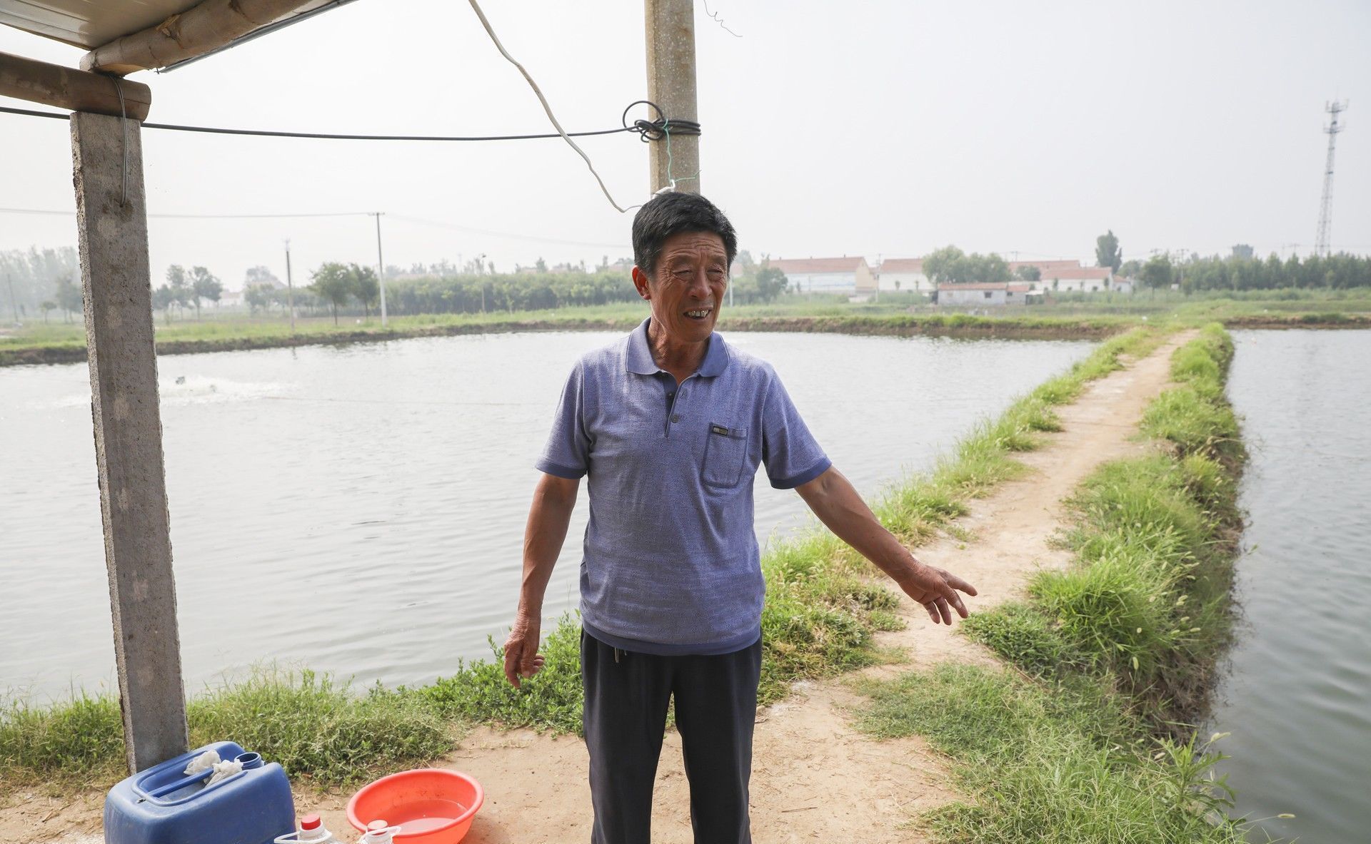 黄河岸边曾经的农村盐碱地，现在12000个虾池，农民们的梦想
