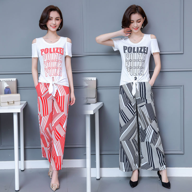 再穷也要买的阔腿裤套装，夏天穿凉快又好看，美得让你不情愿脱下