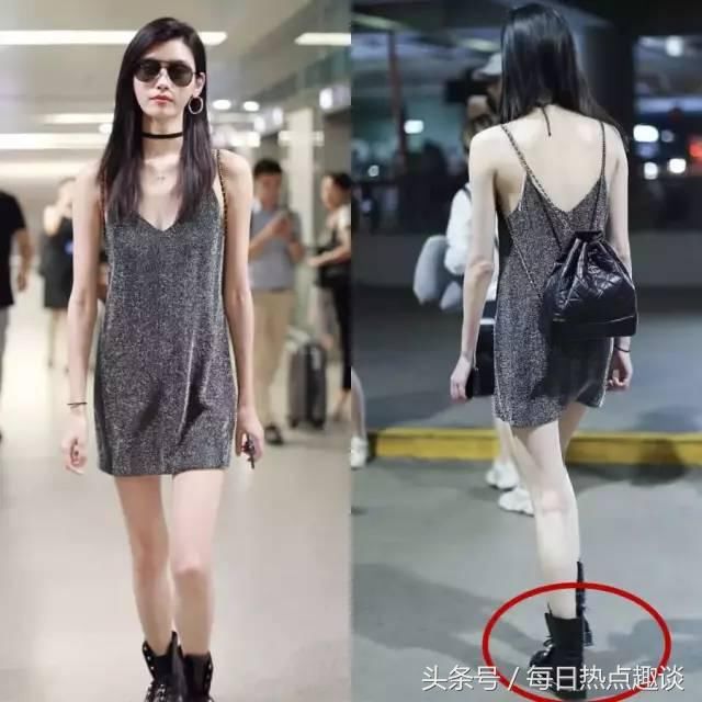 奚梦瑶最近疯狂秀美背,大胆穿衣超过柳岩