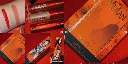  「COLOURPOP」《花木兰》X COLOURPOP推出彩妆系列 包装穿上铠甲太帅