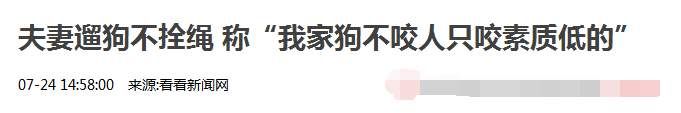 百万粉丝女网红遛狗不栓绳，还殴打8个月孕妇，真的好可怕!