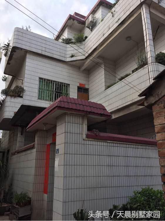 广东农村自建4层框架结构别墅,商住两用,仅框