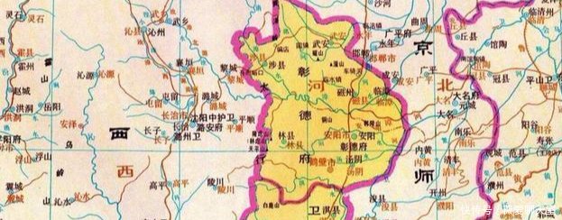 从河北划归河南的六个城市, 自此改变两省格局, 曾在此建立一省