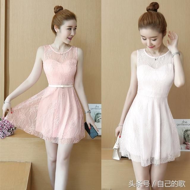 这些修身显瘦的时尚连衣裙，具有良好的透气性，上身减龄又显瘦