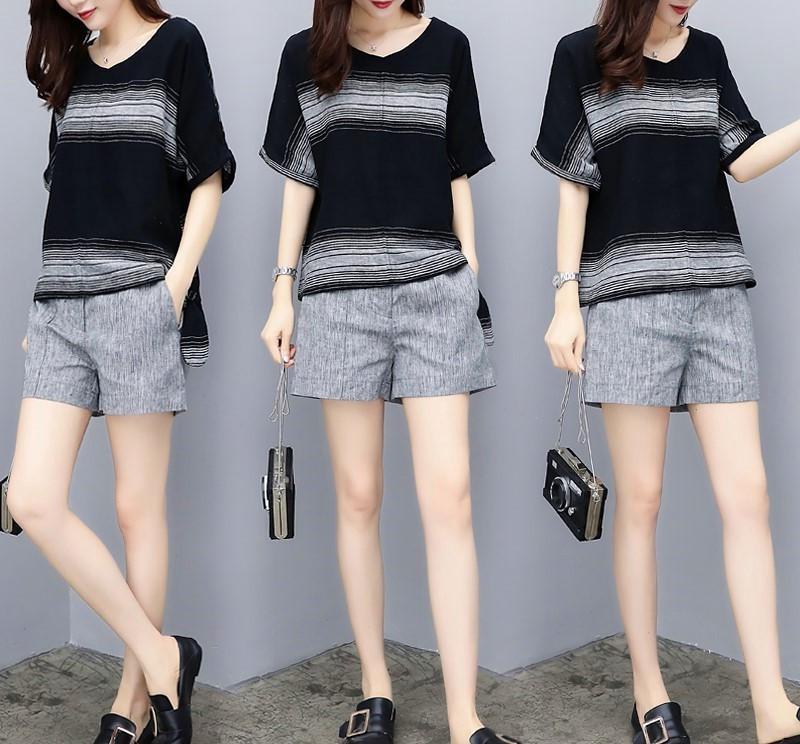 小个子美女注意了，新款的短裤套装非常好看，而且显还高显妖娆