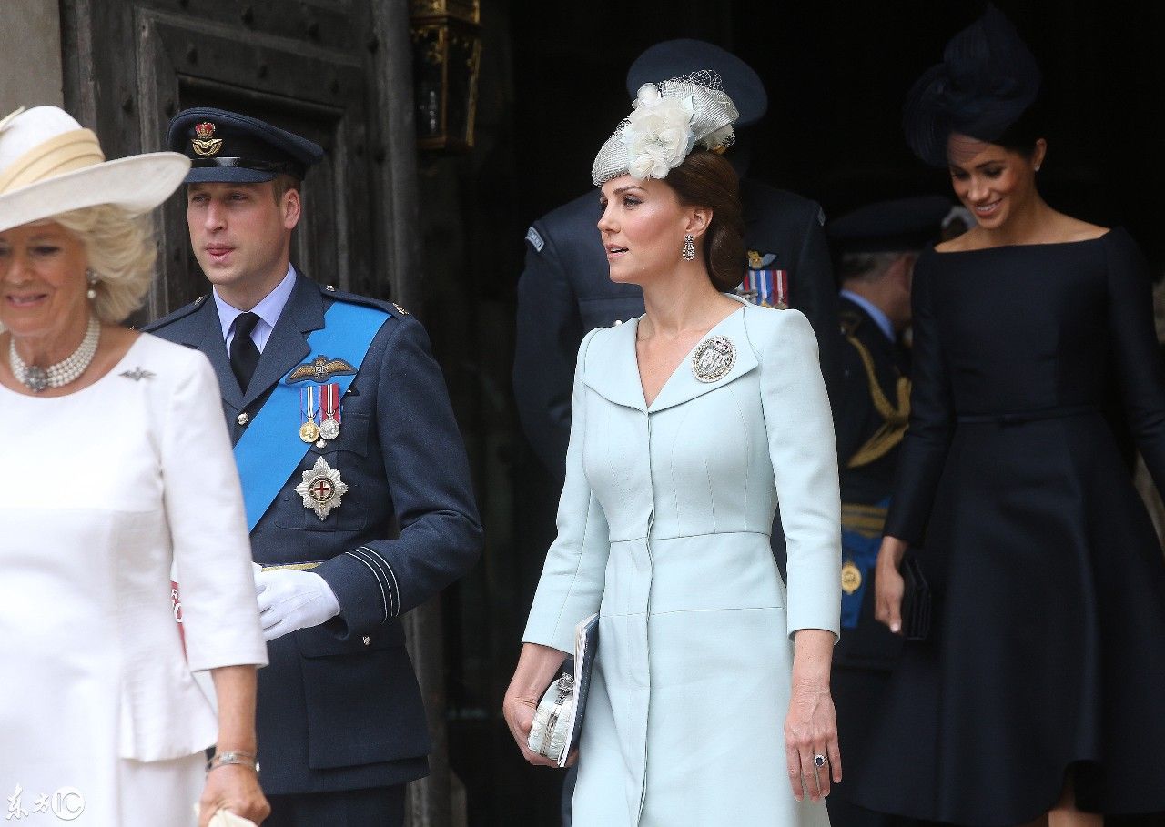 37岁梅根王妃和36岁凯特王妃再度同框 这次终于不输给嫂嫂凯特了