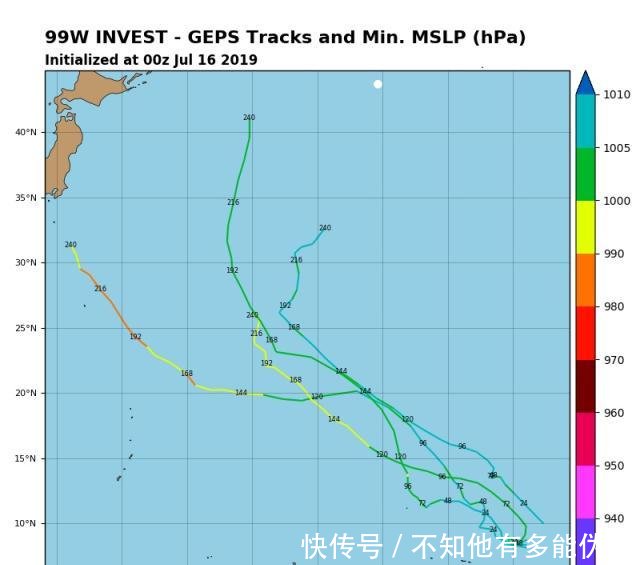 台风活跃期来了又一个台风胚胎99W诞生！5号台风可能影响江浙沪