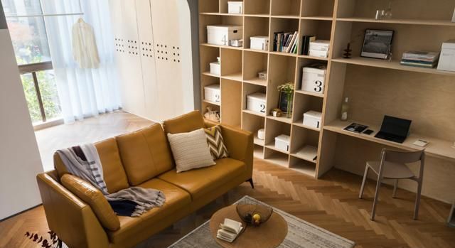  【设计】72㎡新房的高级场面：一进门就被吊顶吸引，隐形踢脚线太赞了！