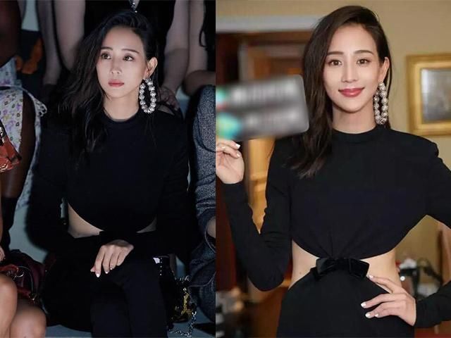 张钧蜜终于高调了一次，时装周穿性感连体装，真是美极了