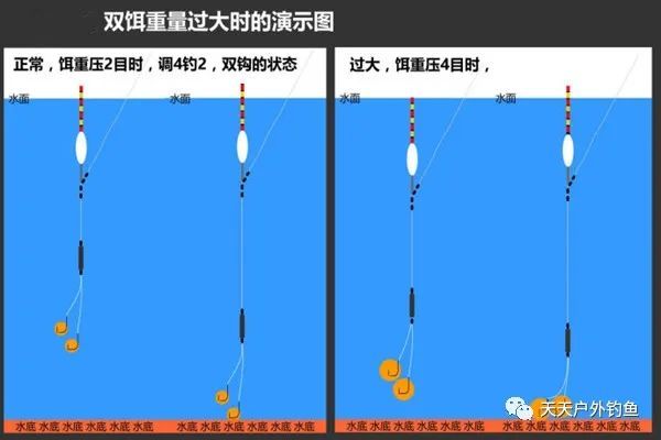  『图解』图解调四钓二，标准的调四钓二是这样的，怕是很多钓友想错了！