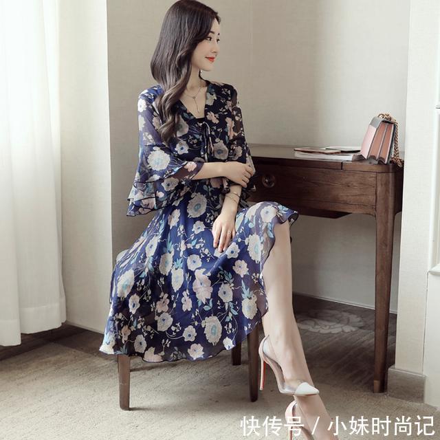 『连衣裙女通勤』40多岁的女人别瞎穿衣,搞不好老气,这9款连衣裙让你年轻洋气