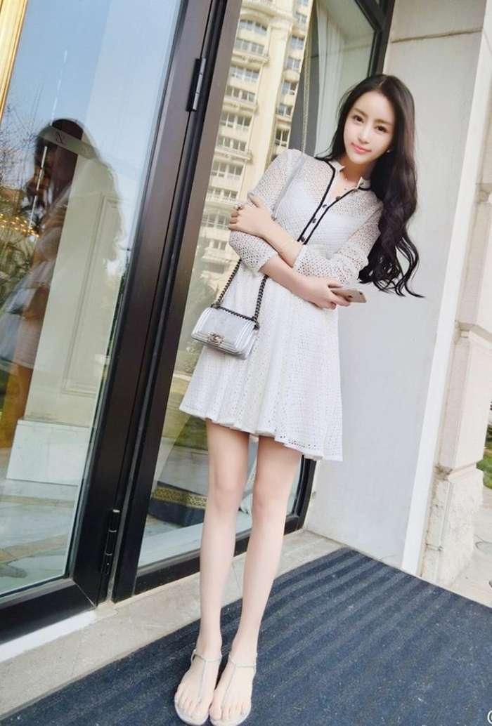 街拍模特:身材颜值,让你除了美说不出任何形容的话!