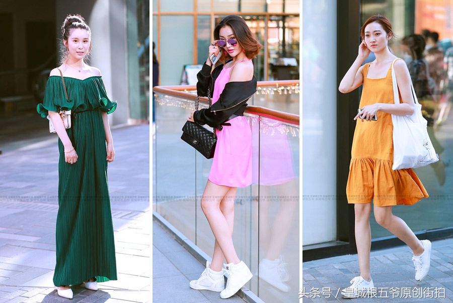 街拍:那些身材好颜值高的姑娘，都喜欢独自逛街