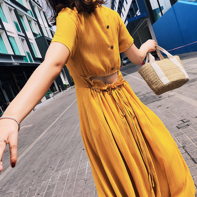 老婆居然偷偷买了这种露背沙滩裙,穿上又白又嫩,美的让人心醉