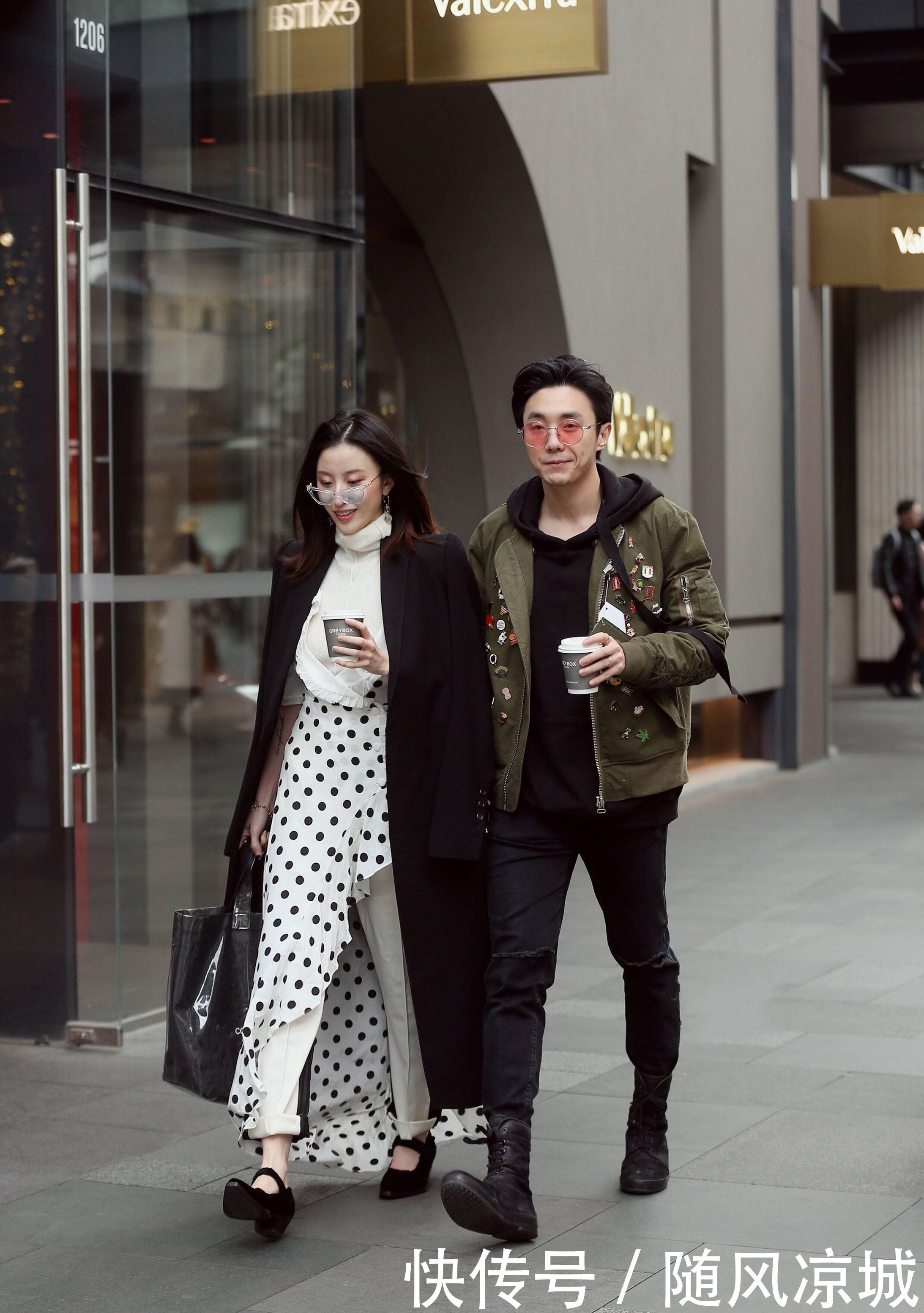 【女生】陪伴是最长情的告白,最潮情侣街拍,男生帅气女生大气,时尚又吸