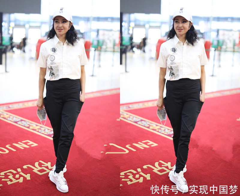 刘晓庆这脸真臃肿，一身年轻搭配都救不了，网友：这回信她有63了