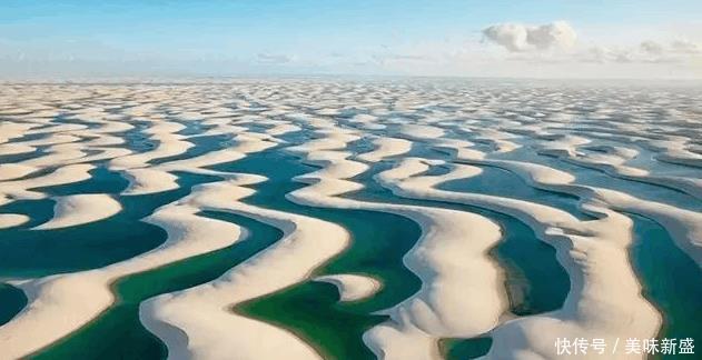 塔克拉玛干沙漠腹地现湖群, 比巴西千湖沙漠还美, 却鲜为人知!