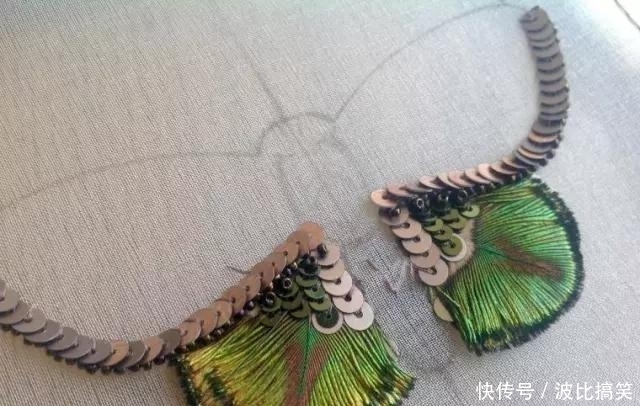 【珠绣胸针】你离小仙女只差一件闪闪的配饰,DIY手工珠绣饰品,附教程