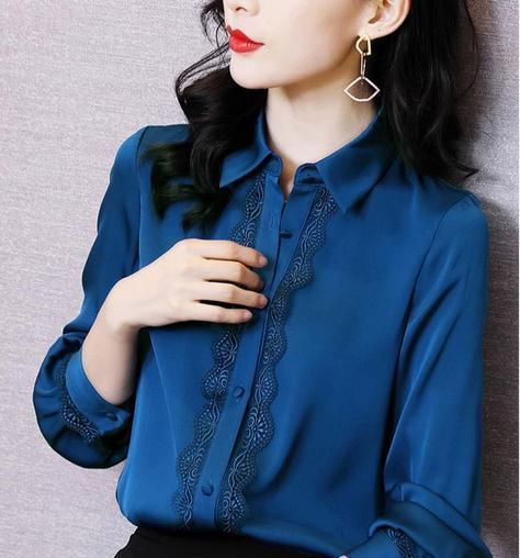  [女人]50岁以后女人如何提升衣品？玩转“深蓝色”系穿搭，洋气显高级